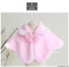 Demi-season velvet jacket, vest, trench coat, cloak, children's dress, Korean style, wholesale