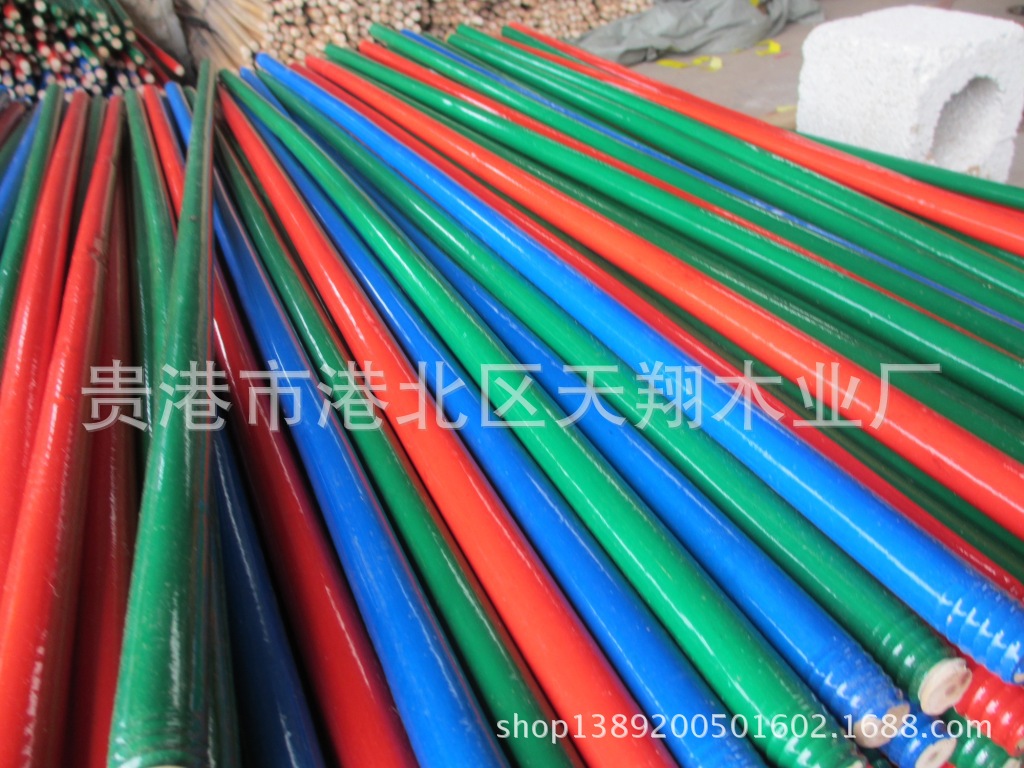 pvc膜包塑掃把柄