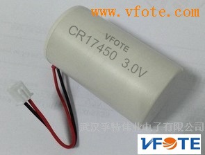CR123A/CR17450/CR18505智能水电气表用高能VFOTE瑞孚特锂锰电池