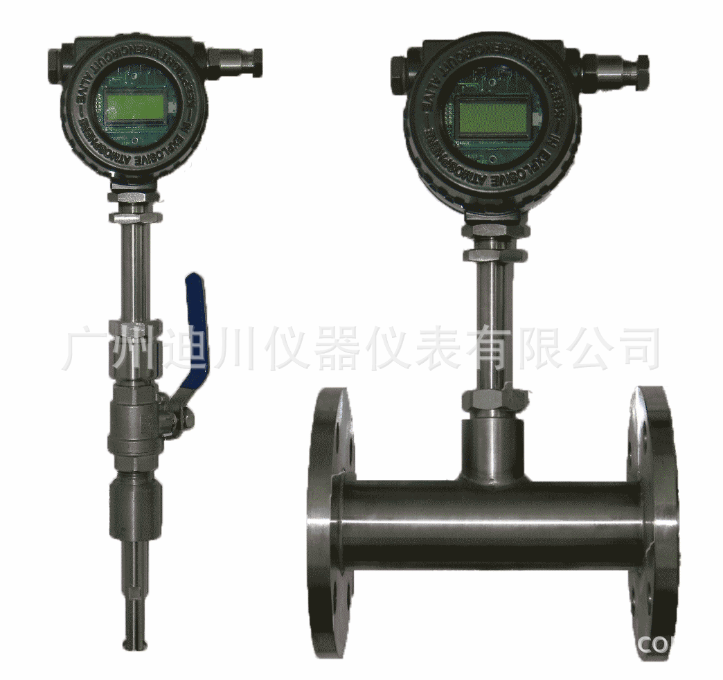 厂家直销智能气体流量计，法兰式热式气体流量计，智能化一体显示