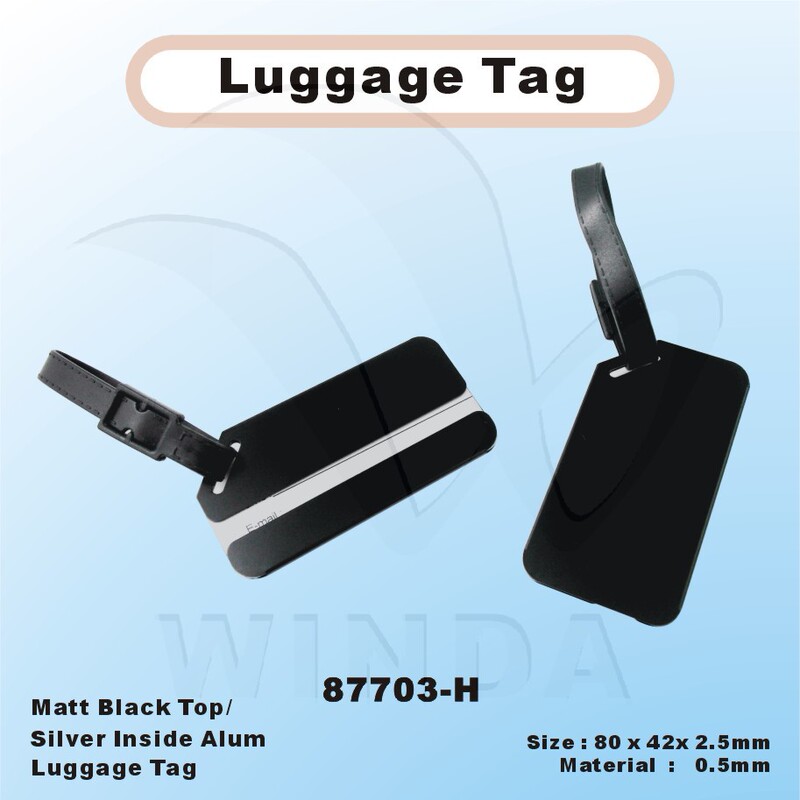 Japanese Famous Chain Store Designated Factory Aluminum Tag Metal Luggage Tag Can Be Customized with LOGO Oxidized Various Colors Japanese Famous Chain Store Designated Factory Aluminum Tag Metal Luggage Tag Can Be Customized with LOGO Oxidized Various Colors