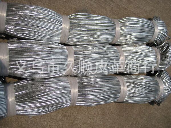 Golden silver elastic wig