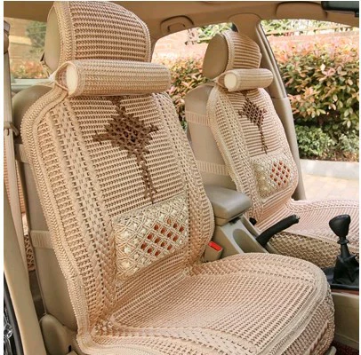 Летняя ледяная шелковая подушка для автомобильного сиденья универсальная подушка для сиденья четыре сезона крутая подушка для автомобильного сиденья летняя Автомобильная подушка 91