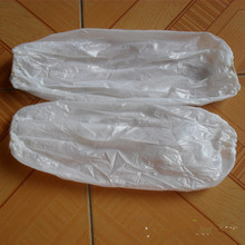 白色防水袖套食品加工业专用pvc磨砂透明牛筋套袖定做批发