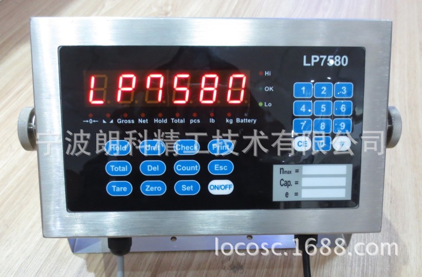 LP7580仪表注视图