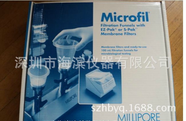 密理博三联滤器抽滤杯MIAAWG100过滤漏斗0.8um白色滤膜现货