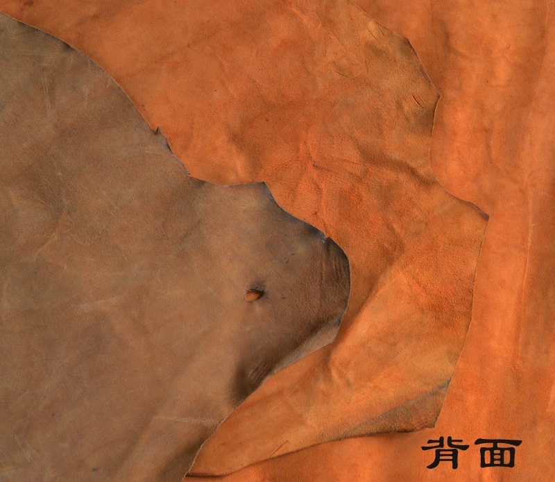 Spot special supply 1.0-1.2 Oil waxy color transformer head layer crazy horse goatskin leather