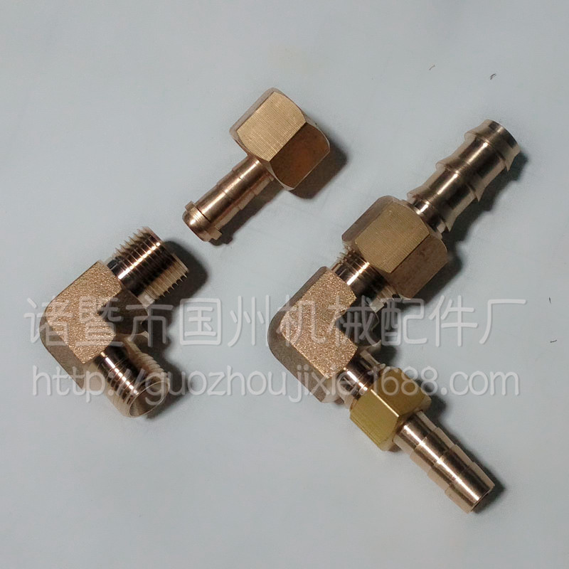 供应黄铜宝塔低压活接弯头 软管接头