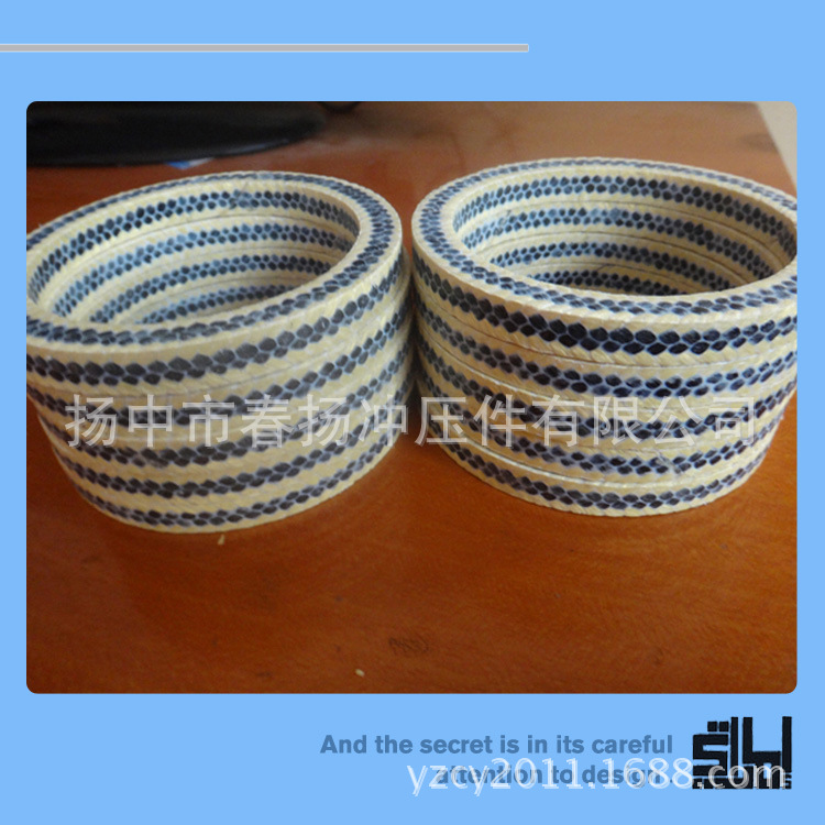 厂家供应碳化纤维交织盘根环 芳纶纤维盘根环 芳纶盘根环