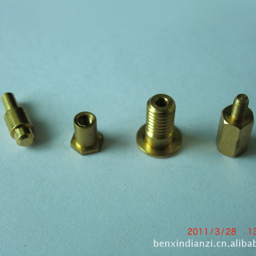 精加工金属旋钮 铜件固定螺柱 铝合金焊柱可阀合金紧固件法兰螺母