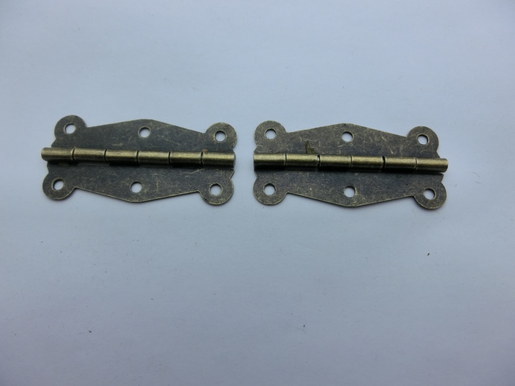 仿古合页52*25花边合页平合页弹簧铰蝴蝶合页元宝合页