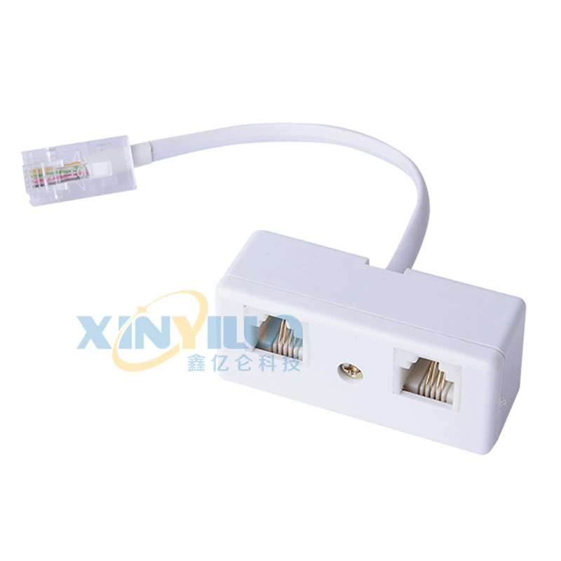 RJ45 к телефону RJ11 одна минута два телефонного адаптера 8P8C к 6P4C сеть к телефону