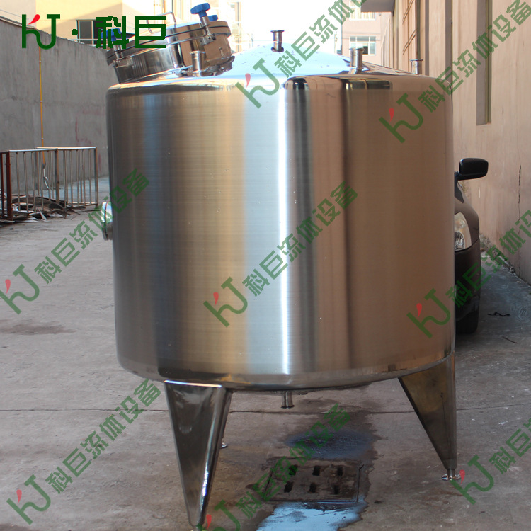 不锈钢立式无菌储存罐 果酒中间缓冲罐 304保温贮液罐 饮料暂存罐