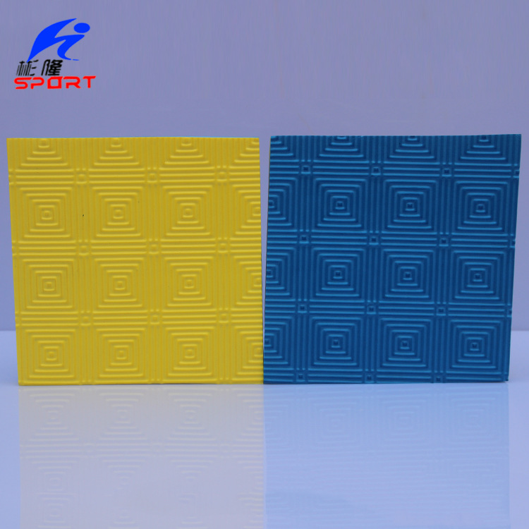 跆拳道墊黃藍回子紋750-750-