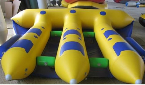 充气模型香蕉船 漂流船水上项目水上乐园 杭州福莱