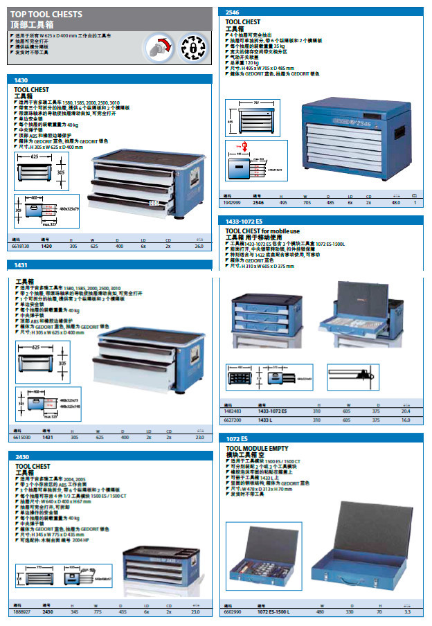 吉多瑞顶部工具箱 工具车附件