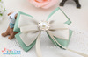 Hair accessory with bow, hairgrip handmade