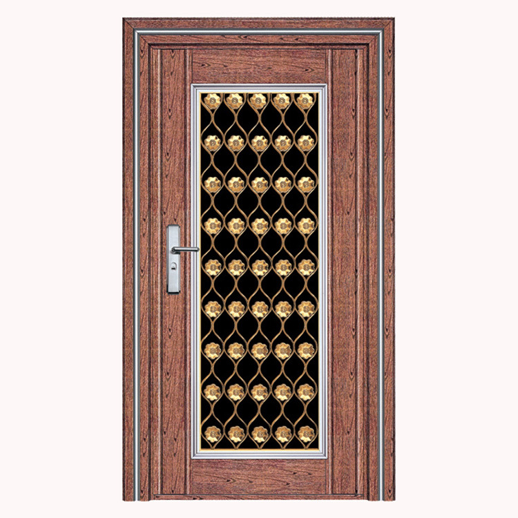 Foshan Manufactor wholesale 304 Stainless steel anti-theft door Into the family gate Glass Translucency Residential quarters register and obtain a residence permit Mother child door