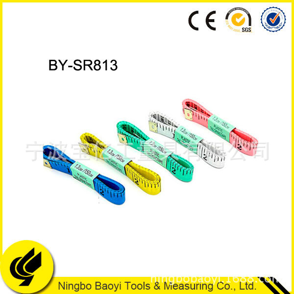 厂家供应缝纫量衣尺 可定制玻璃纤维尺带 PVC多种色彩缝纫软尺