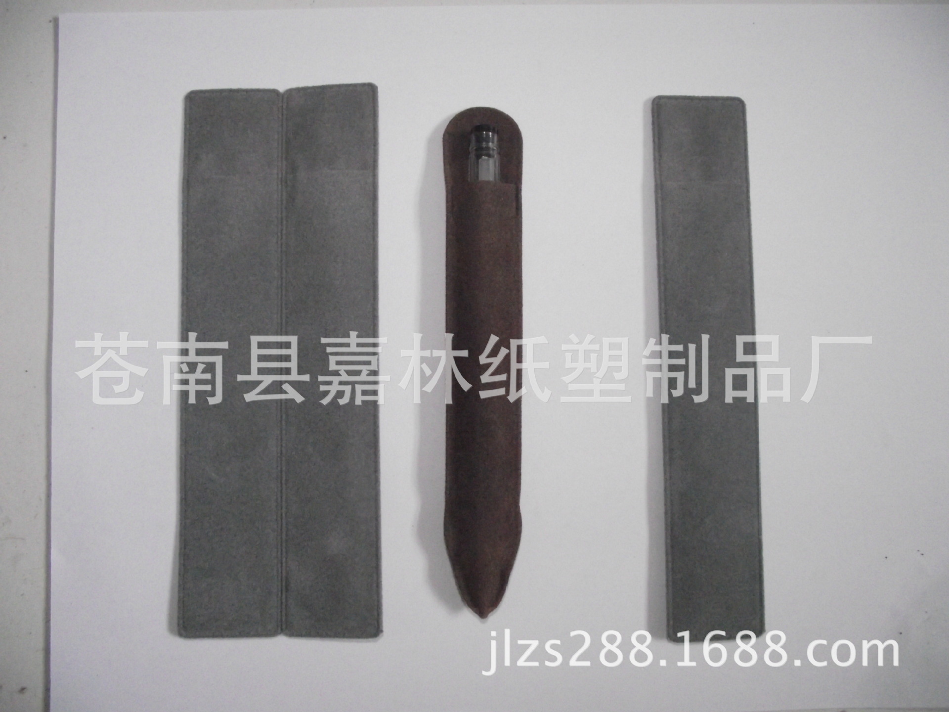 绒布袋植绒袋绒布笔袋可烫金烫银logo绒布袋印刷图文logo植绒笔袋