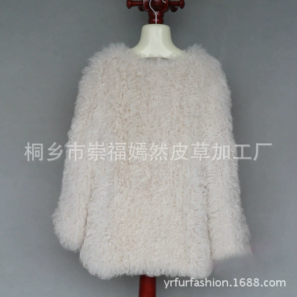 Фабрика Yanran Fur Внешнеторговля новый ягненок человеческие ручной р long-sleeved jacket YR736 приглашаем к сотрудничеству