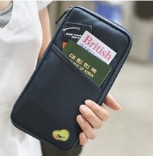 厂家直销韩版多功能印花旅行护照包收纳整理证件包长款卡包票夹