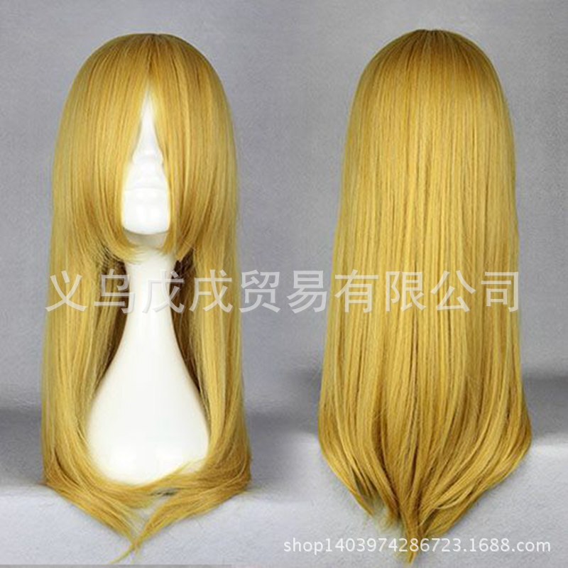 050A My sister has such a lovely golden cosplay wig
