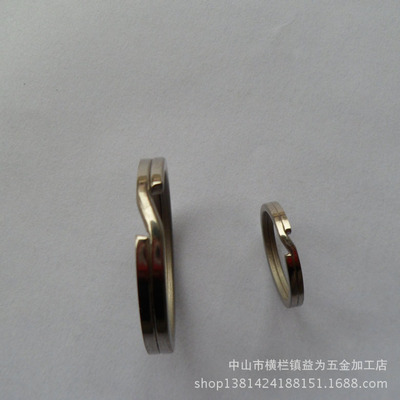 Manufactor Produce customized Key ring texture of material Titanium Key ring wholesale