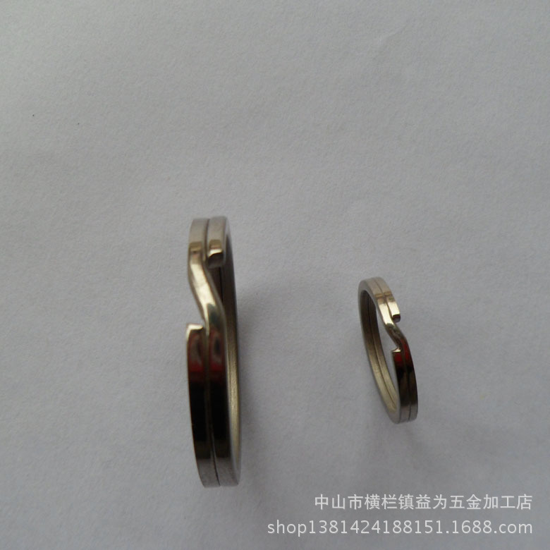 Manufactor Produce customized Key ring texture of material Titanium Key ring wholesale