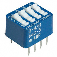 现货TE/泰科3-5435640-5防水单刀单掷DIP开关4P5V0.06A原装正品