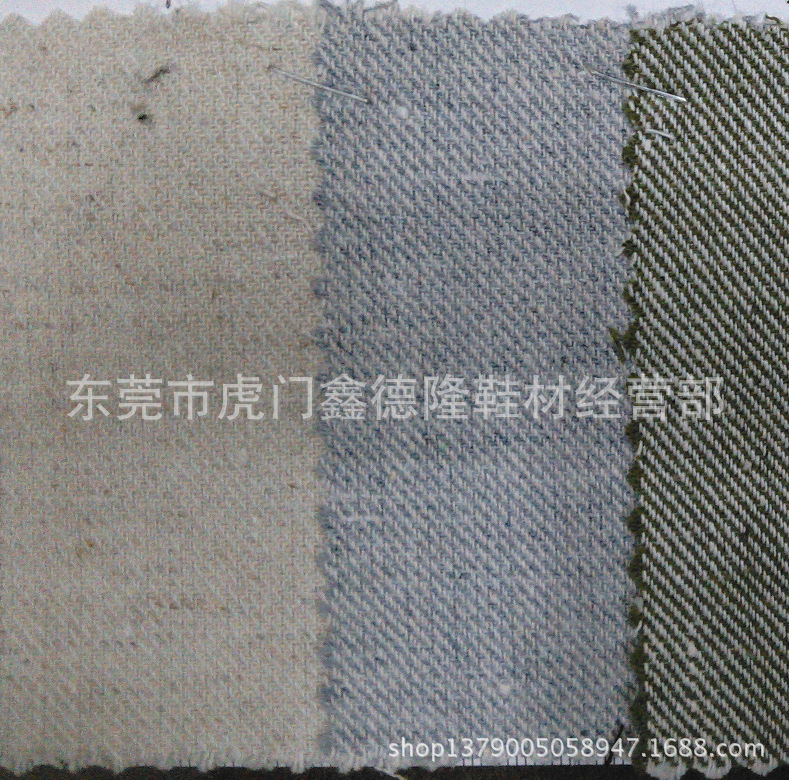 MB4126现货供应棉麻色织斜纹青年布布料 鞋服手袋布料