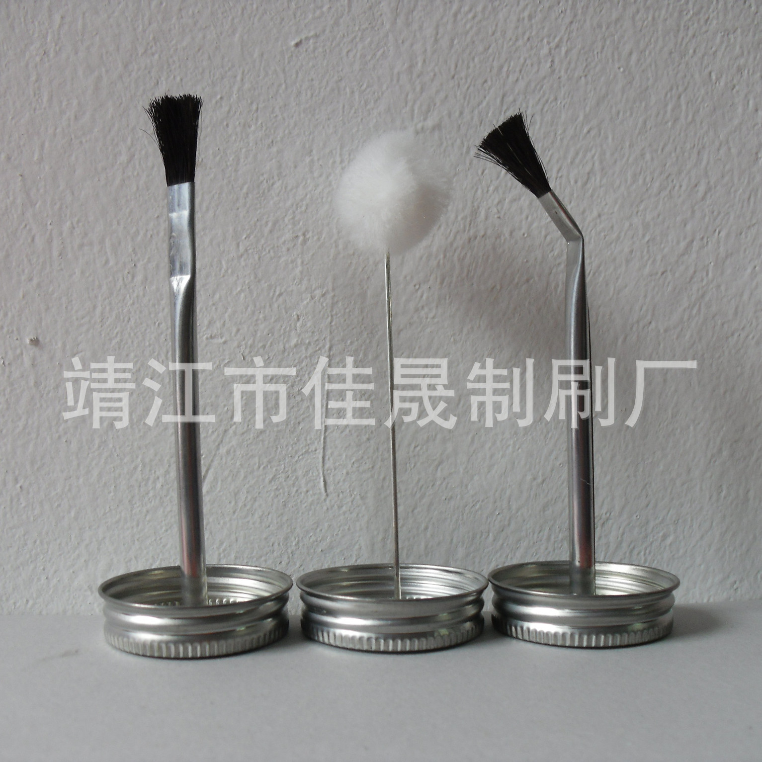 厂家专业供应 PVC瓶盖毛刷 铁管刷 胶水刷