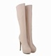 819-6 The new model of Britain's autumn and winter simulation skin ultra high heel repair thin leg round head long tube female boots