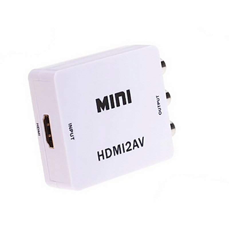 HDMI转AV切换器 高清支持1080P HDMI TO AV切换器 hdmi to cvbs