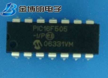 PIC16F505-I/P DIP-14 微处理器MCU单片机 MICRO/微芯 PIC16F505