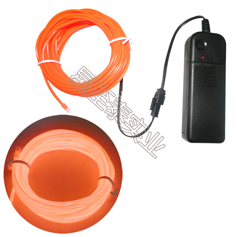 高质量发光线3V驱动器5米套装工厂价直销10种颜色之橙色|ms