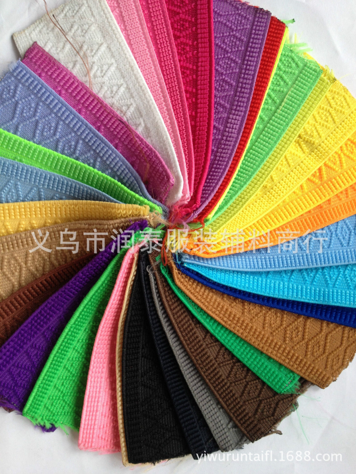 厂家直销方格松紧带 菱形松紧带