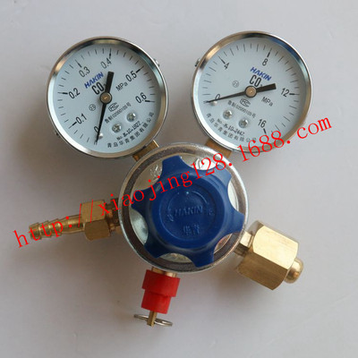 1118大促青岛华青二氧化碳YQT-02(图）啤酒机用、水族用减压器|ms