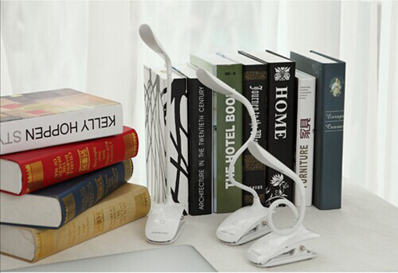 厂家直销 新款兰森时尚风简约夹子款LED台灯 学习护眼充电台灯,款式随机3