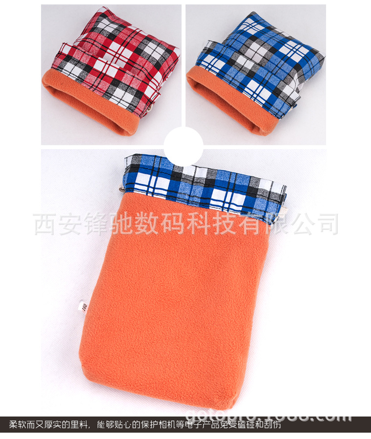 星星格纹微单相机袋收纳包