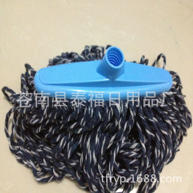 清洁用品棉纱拖把.编织球绳拖把 水拖拖把头