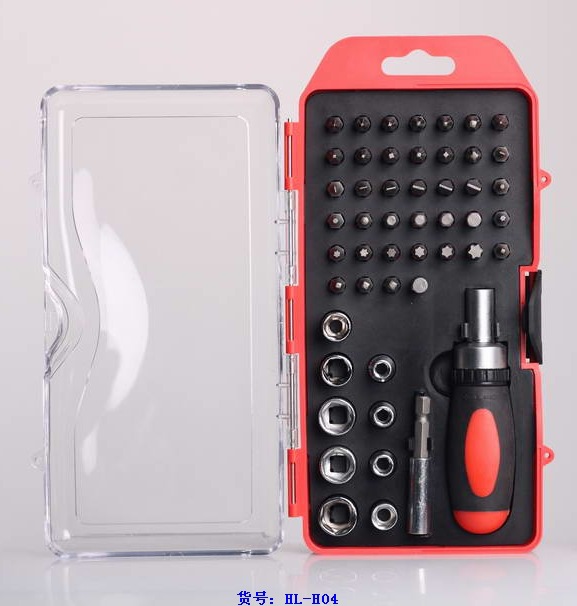 50PC透明盒组套、手工具套装、