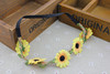 Headband, beach hair accessory solar-powered, flowered, boho style