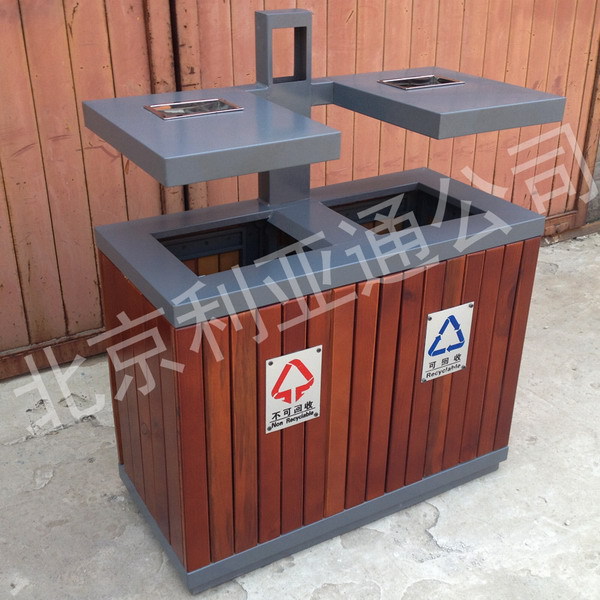 环卫钢木垃圾桶、铁板挂车垃圾桶、户外分类垃圾桶学校街道公园