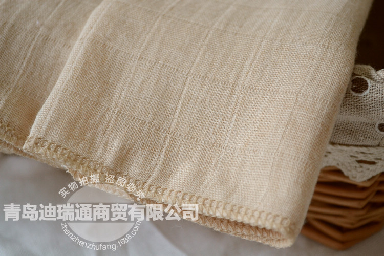 雙層彩棉紗佈手帕 嬰兒紗佈口水巾