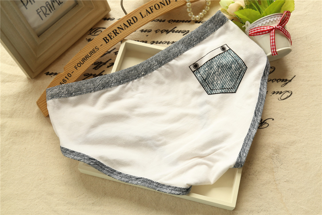 Slip jeunesse poche en coton - Ref 653229 Image 12