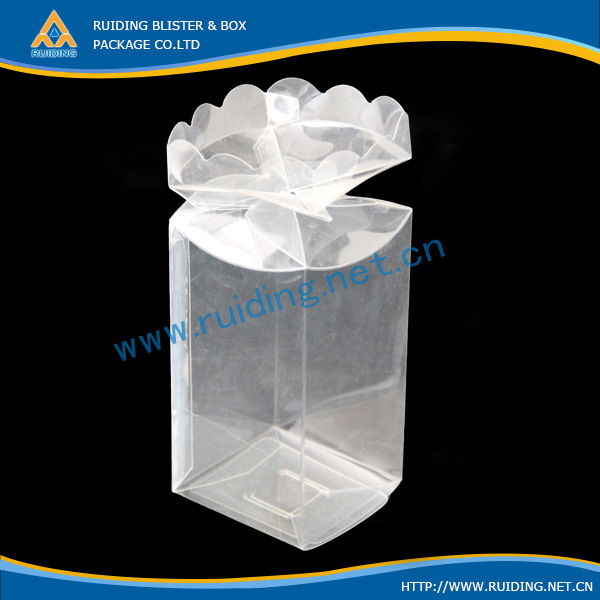 厂家直供 pvc塑胶盒，透明折盒，水晶包装盒