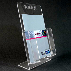 供应亚克力宣传册资料架有机玻璃彩页展示架亚克力资料盒