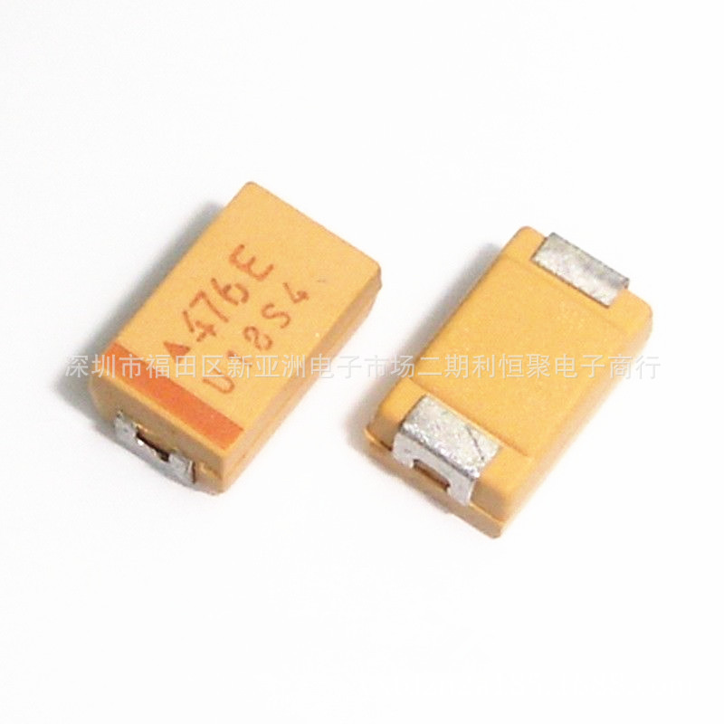 贴片钽电容 D型 47F 16V  TAJD476K025RNJ 钽电容
