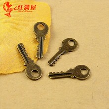 A1884 古青 0.63克 复古钥匙配饰 复古饰品配件  100个/包